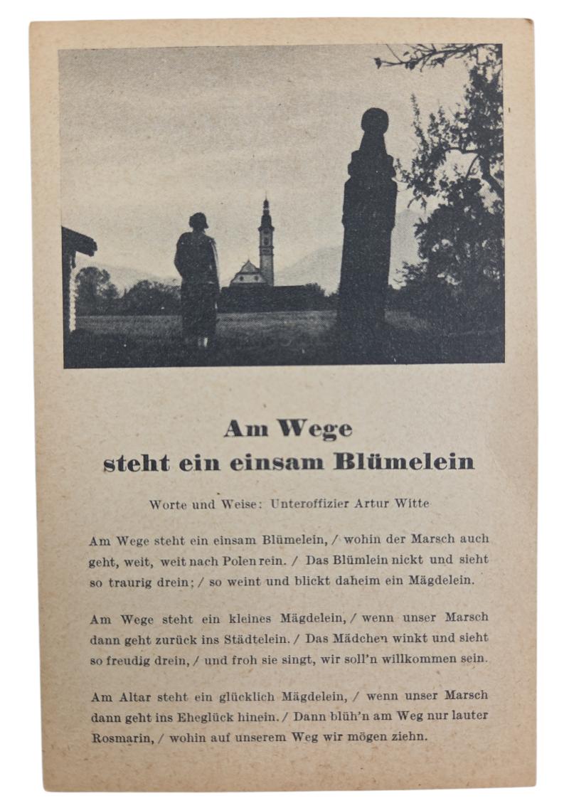 a german ww2 postcard