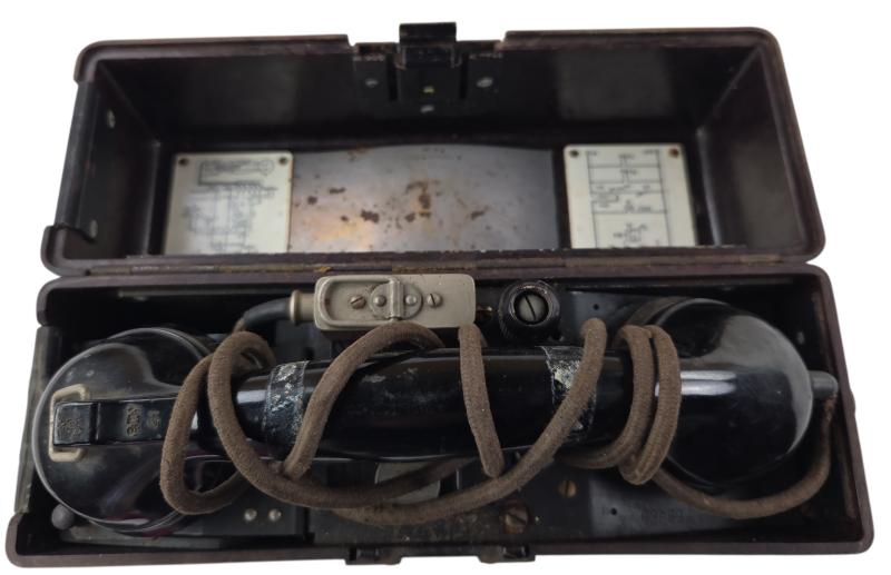 a German WWII Field Telephone FF33