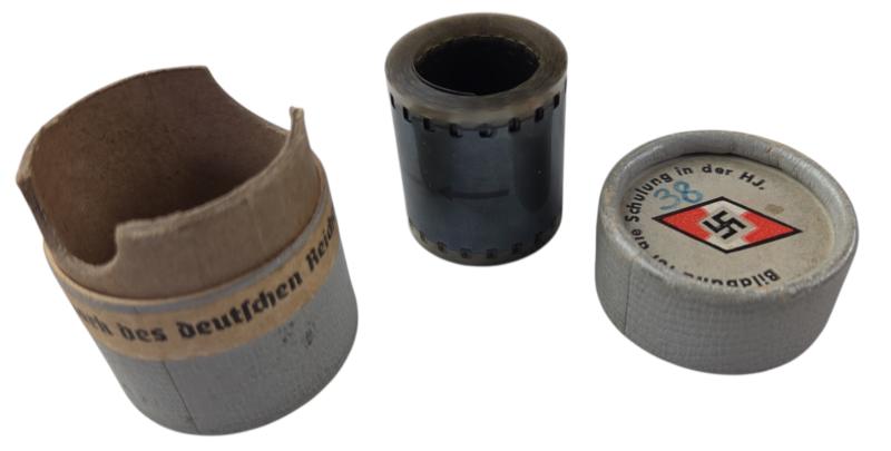 German WWII-era Hitler Youth film canister.