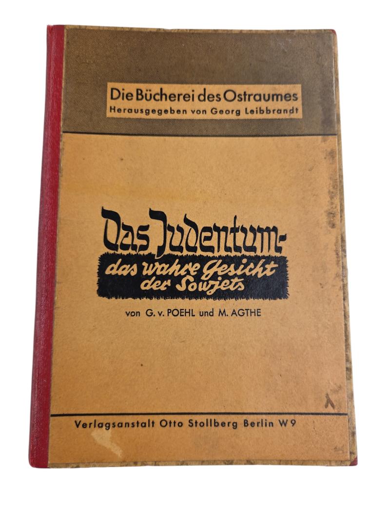 a WWII German Propaganda Book “Das Judentum – Das wahre Gesicht der Sowjets”