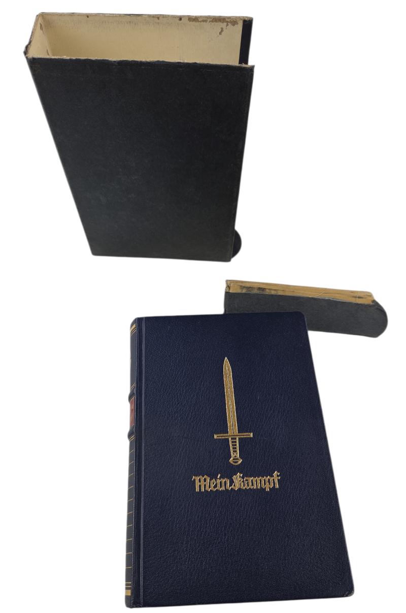 a rare German edition of Mein Kampf from 1939, published for the 50th birthday of Adolf Hitler.