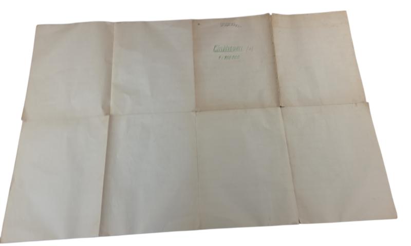 German WWII Police Regiment 3 map of Eindhoven and surroundings