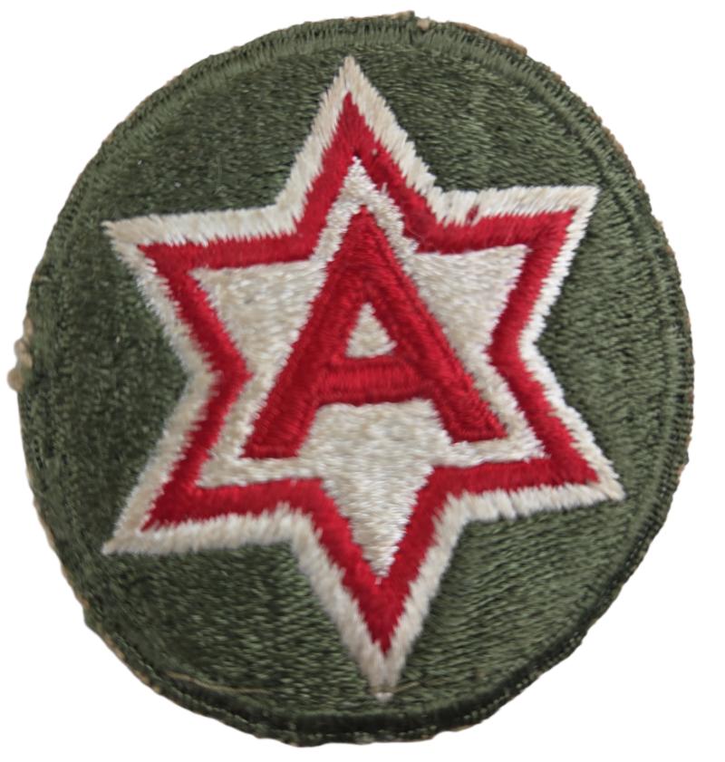 an us ww2 6th army patch h
