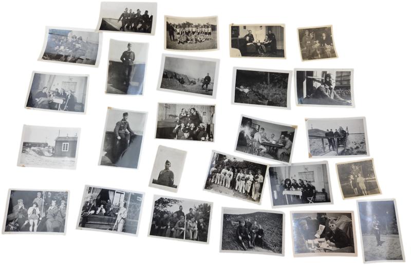 German WWII set with 24 photos