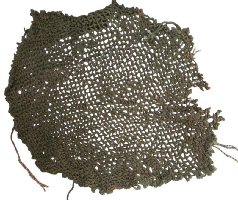 a British WW2 helmet net