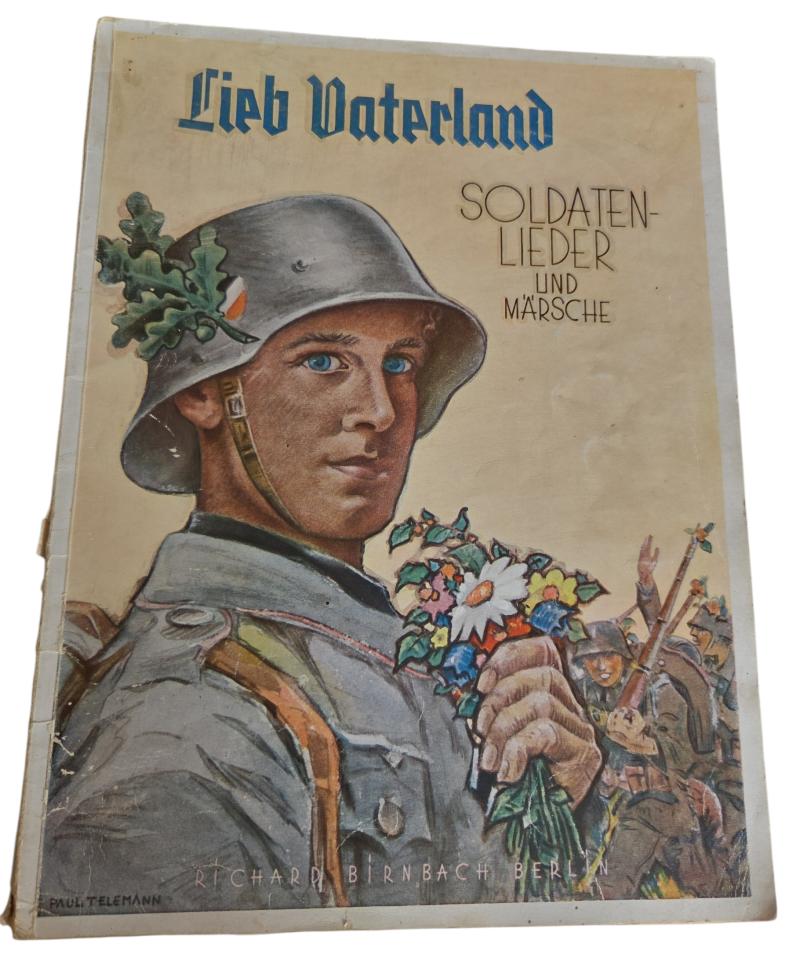 German WWII marching songs booklet