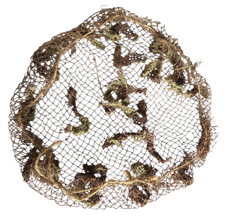 a British WW2 helmet net