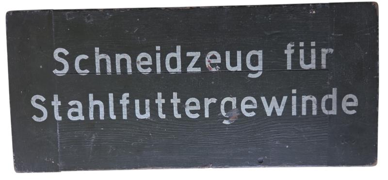 wehrmacht empty ww2 schneidzeuf für stahlfuttergewinde