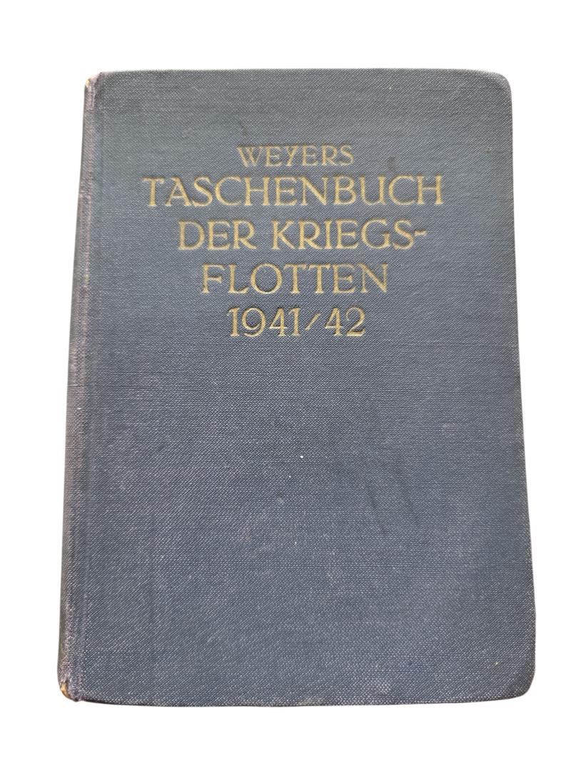 a german ww2  WEYERS TASCHENBUCH DER KRIEGS-FLOTTEN 1941/42 book