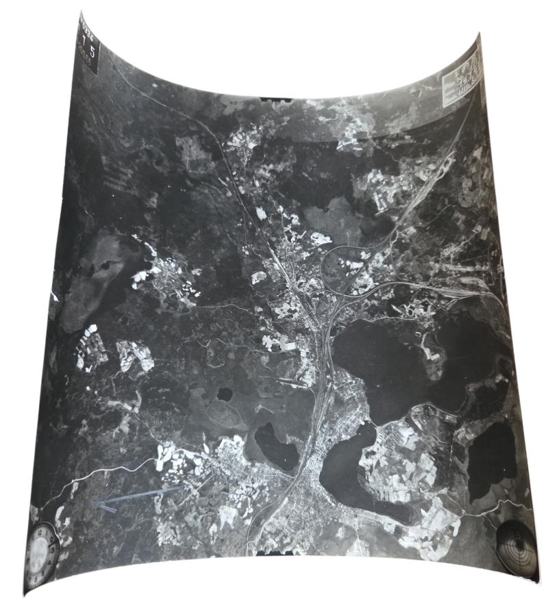 a German WWII aerial photo, I think of Russia