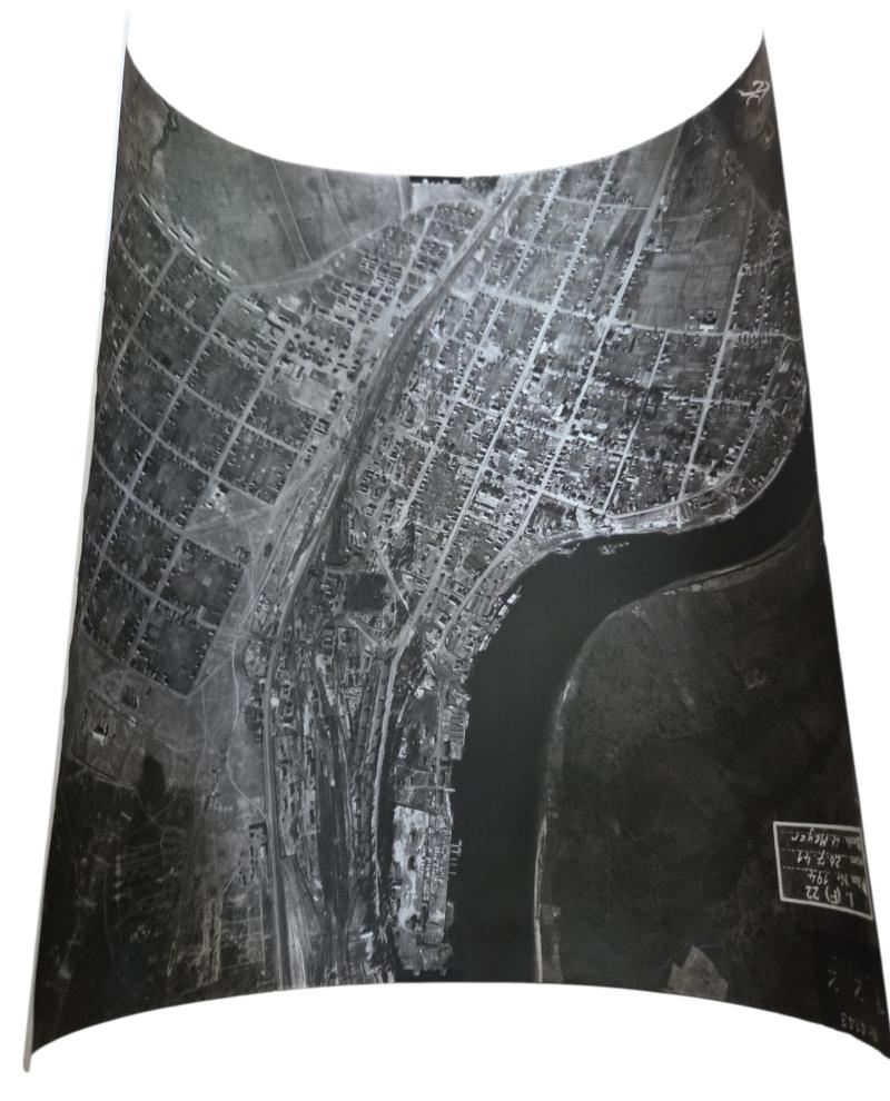 a German WWII aerial photo, I think of Russia