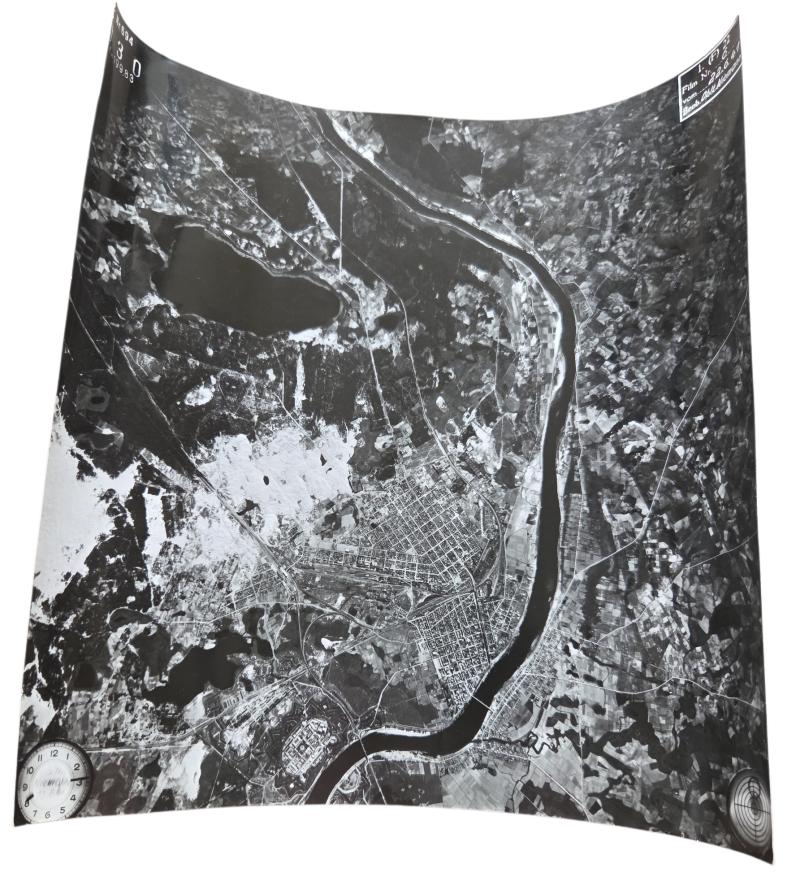 a German WWII aerial photo, I think of Russia