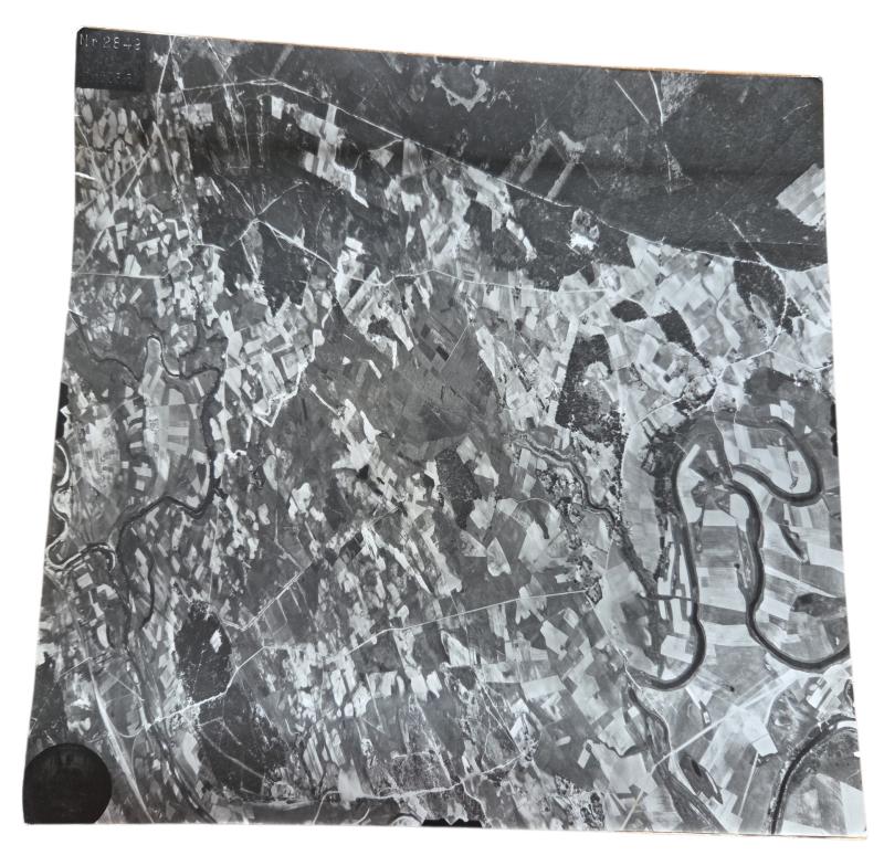 a German WWII aerial photo, I think of Russia