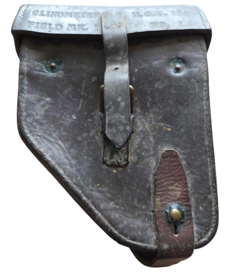 British WW2 Artillery Clinometer Pouch