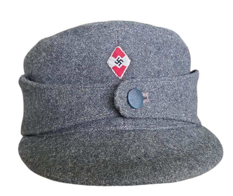 a german m43 hitler jugend flakhelfer  field cap