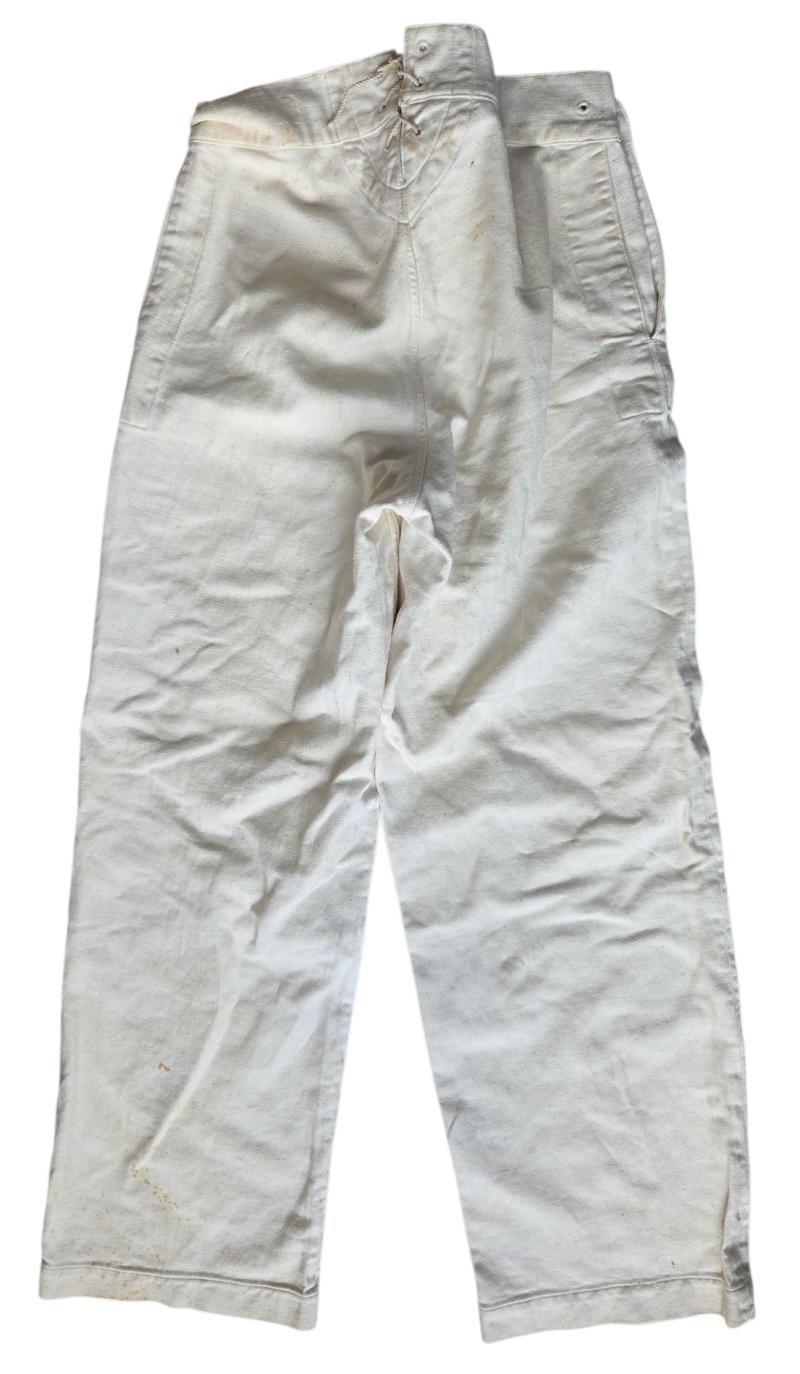 german ww2 Hitler Jugend white  Adolf Hitler Schule   trousers