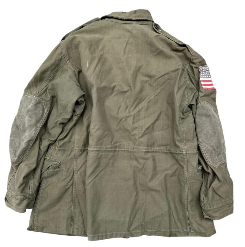 us airborne ww2/postwar m1943 reinforced jump jacket