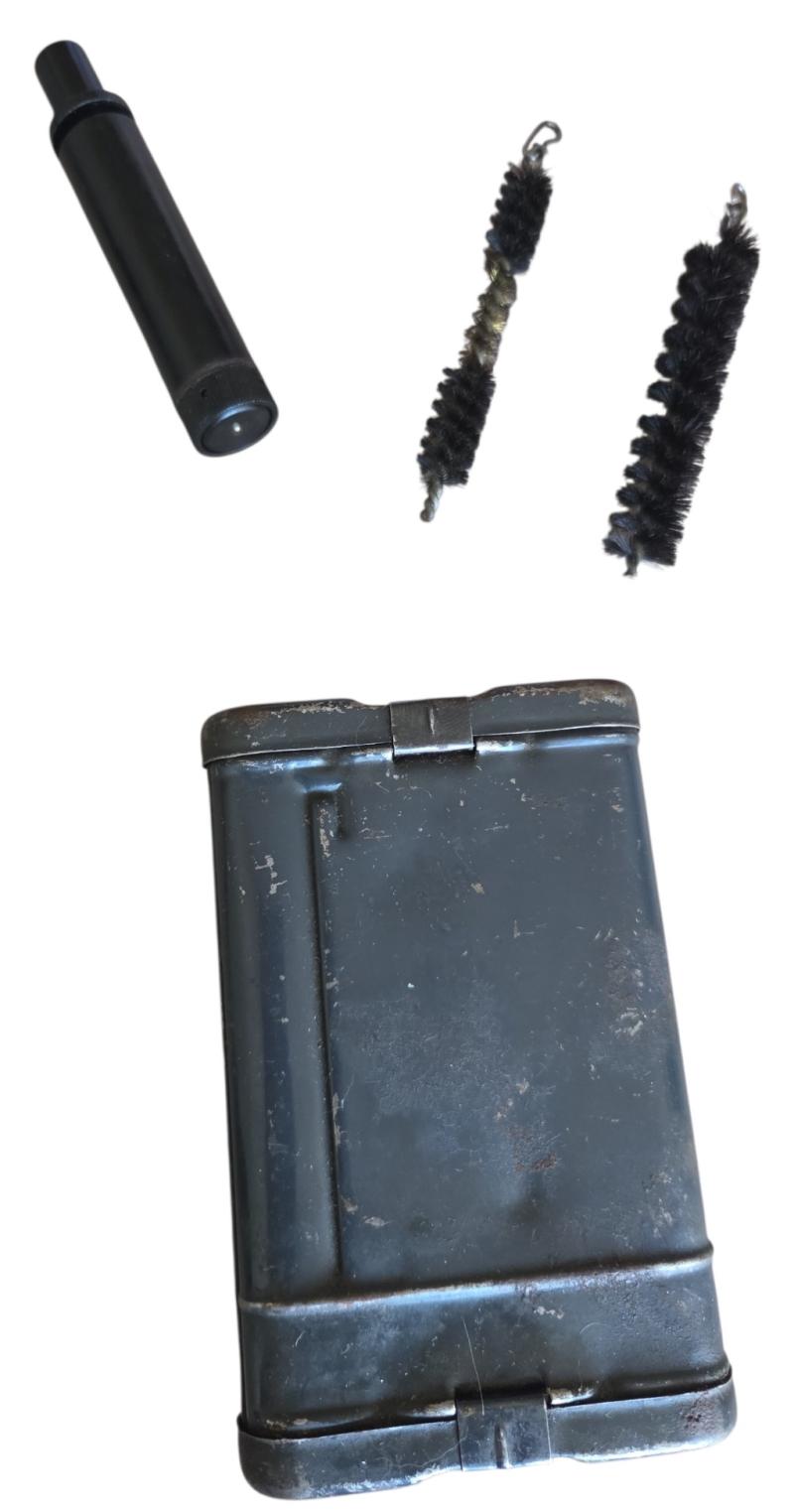 a german ww2 k98 cleaning box marked with 