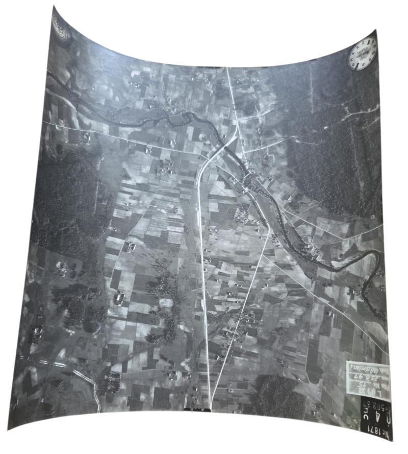 a German WWII aerial photo, I think of Russia