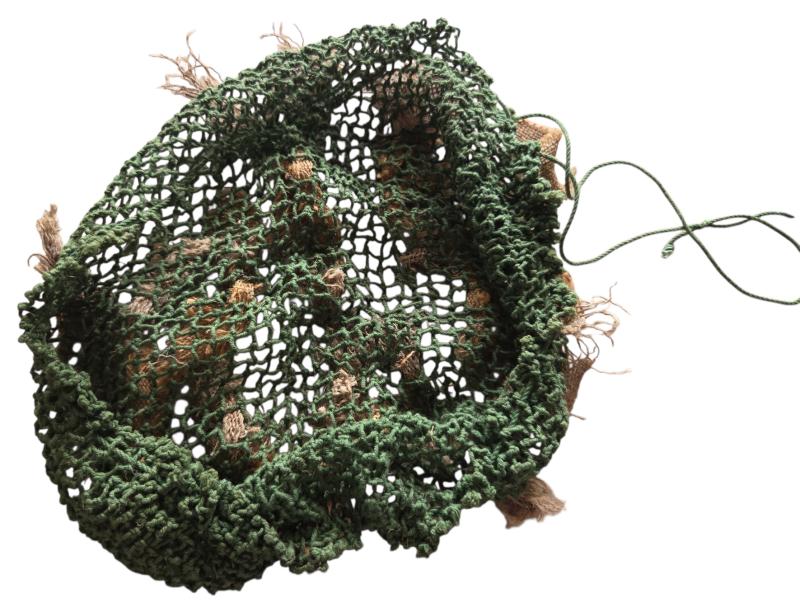 a British WW2 helmet net