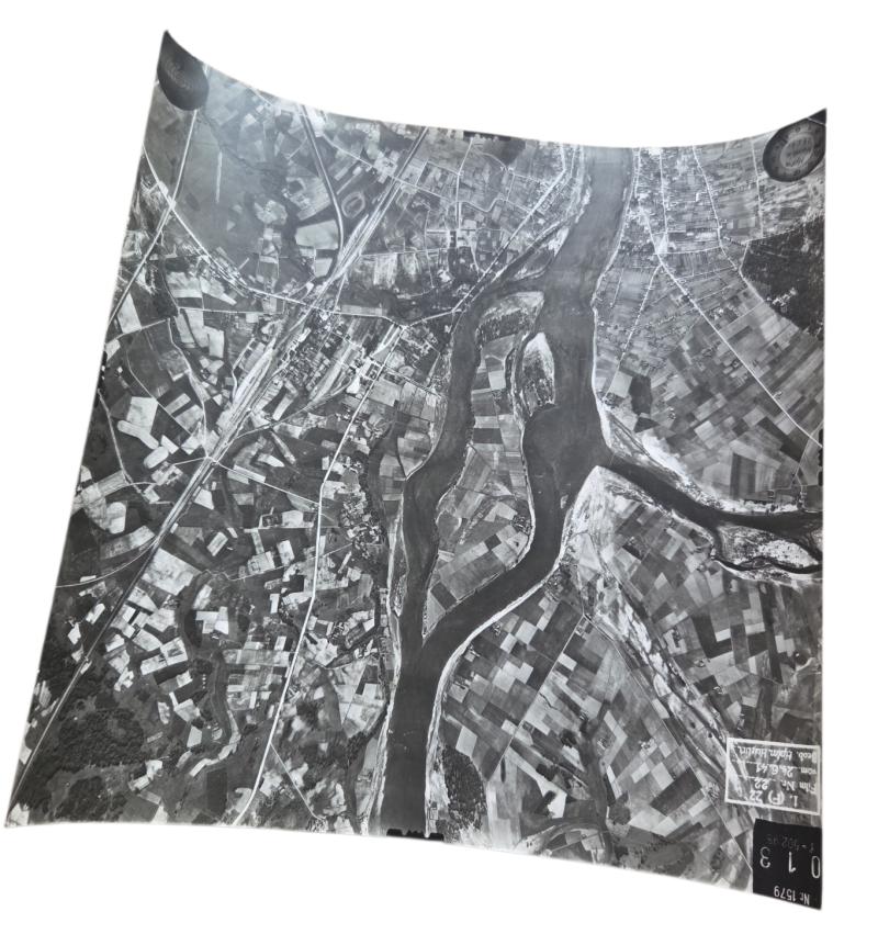 n a German WWII aerial photo, I think of Russia