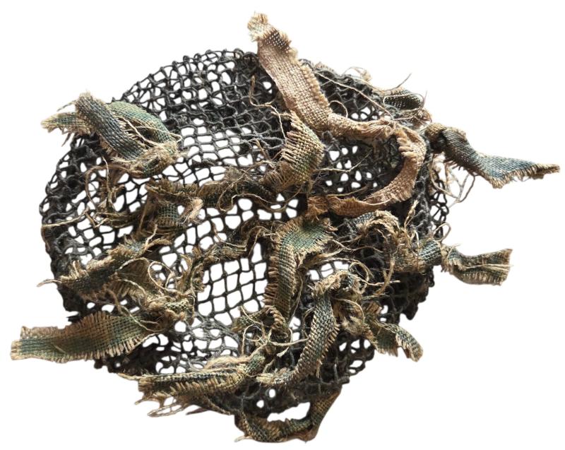 a British WW2 helmet net
