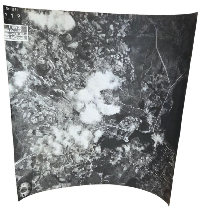 a German WWII aerial photo, I think of Russia