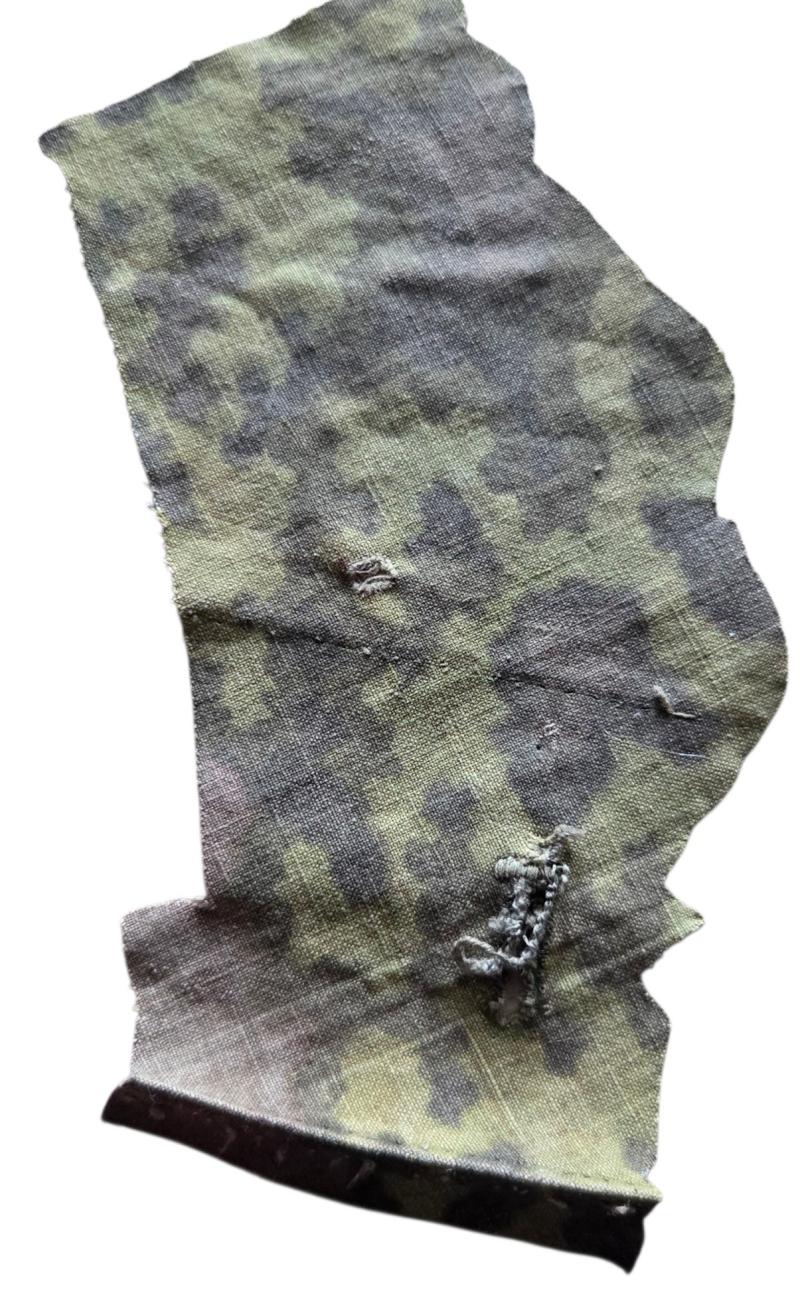 piece off fabric from the waffen ss in oak camo