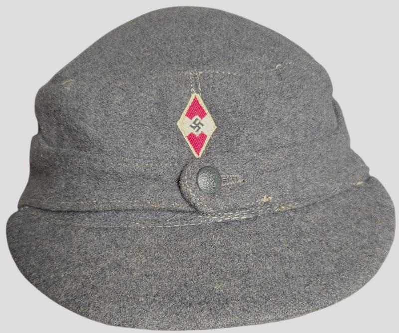 a luftwaffe flakhelfer der hitlerjugend cap