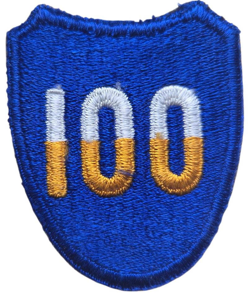 a us ww2 100th infantry division patch
