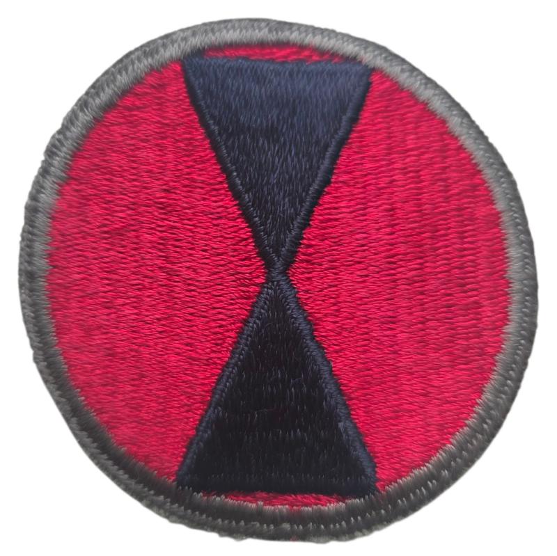 a us ww2 7th infantry division patch
