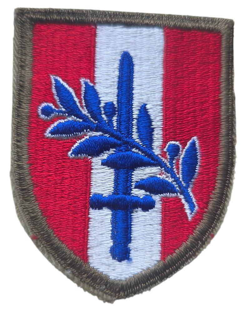 a postwar us army austria occupation  forces patch