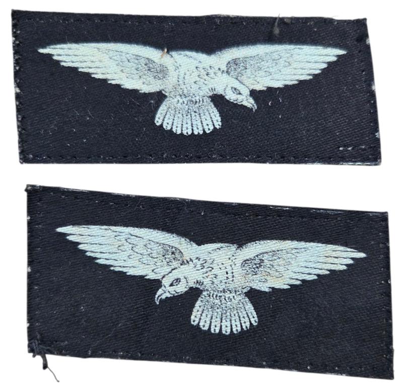 A set off ww2 RAF shoulder eagles