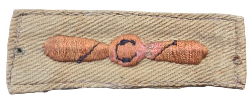 a british WW2 TROPICAL R.A.F LEADING AIRCRAFTMAN PATCHES