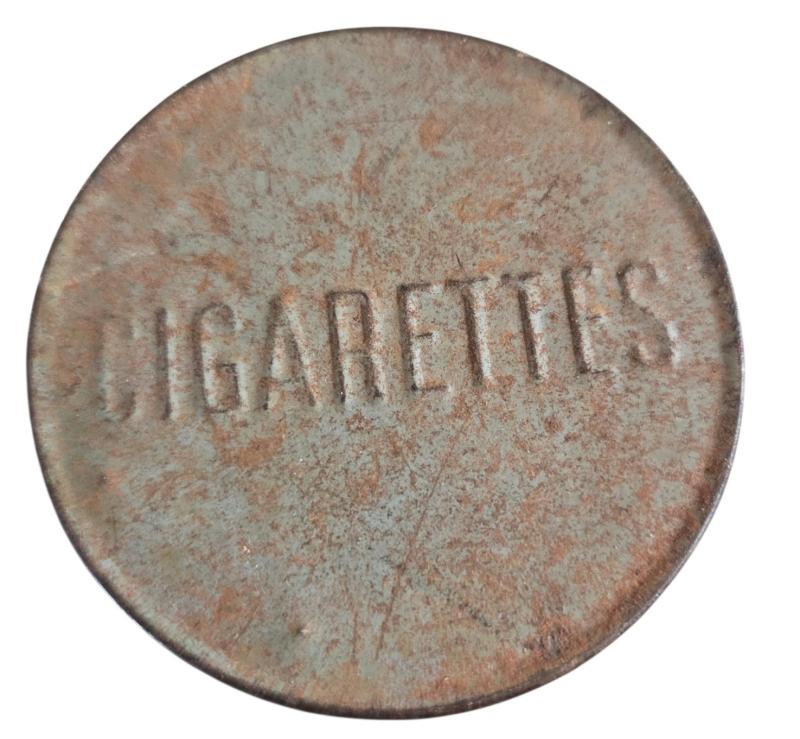 empty WWII British cigarette tin