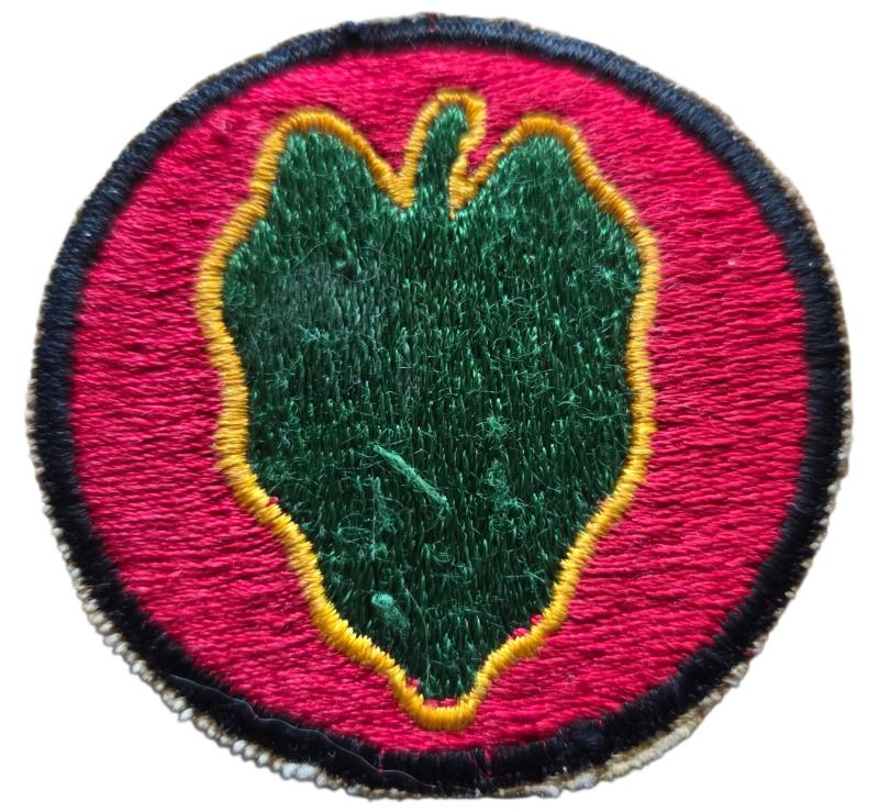 a us ww2 24th infantry patch