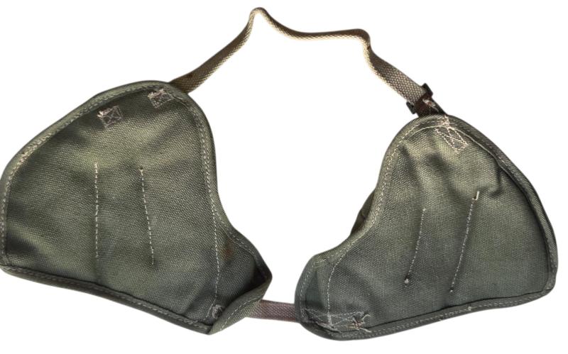 a set of US WW2 Army Mortar Carrying Shoulder Pads