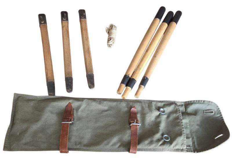 a wehrmacht tent pole bag with its original content