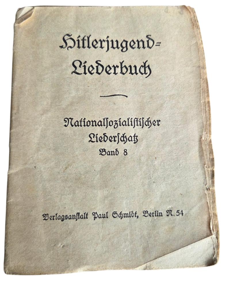 a small  german ww2 Hitlerjugend song magazine ‘Lieder der Hitler Jugend’